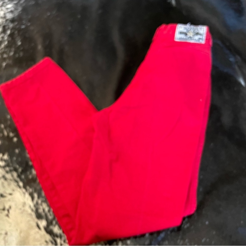 VTG Roper Bareback Jeans Like Rockies RED EUC Western Cowgirl Size 11 27 X 34